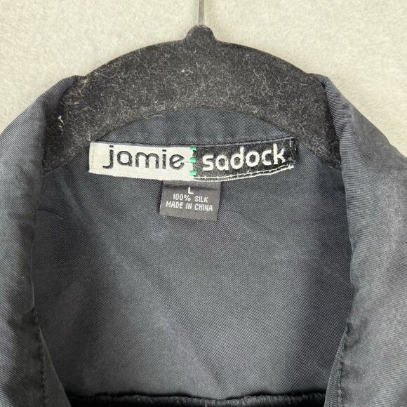 Jamie Sadock | Silk Athletic Golf Active Full Zip Up Jacket Large *flaw - Picture 3 of 8